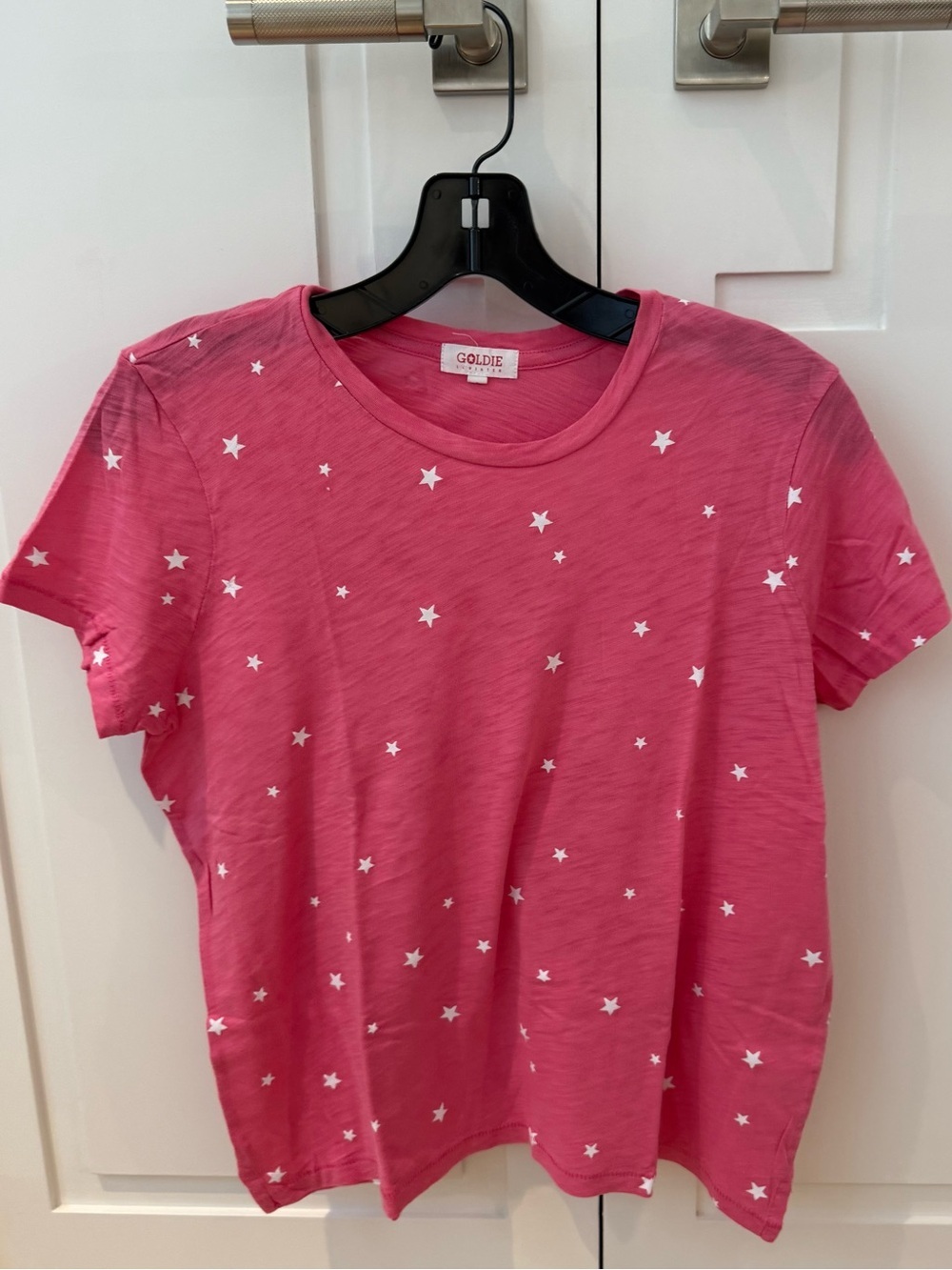 Goldie- Pink and White Star Tee Shirt